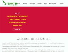Tablet Screenshot of dreamtree.co.in